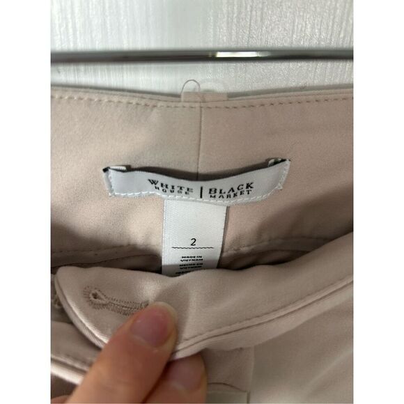 White House black market tan pants size 2 - Picture 2 of 3